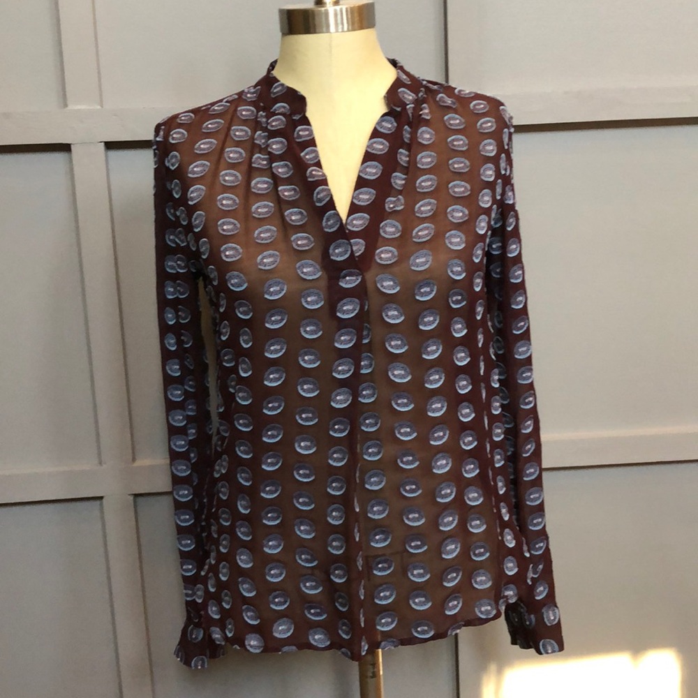 LOFT long sleeve blouse sz XS